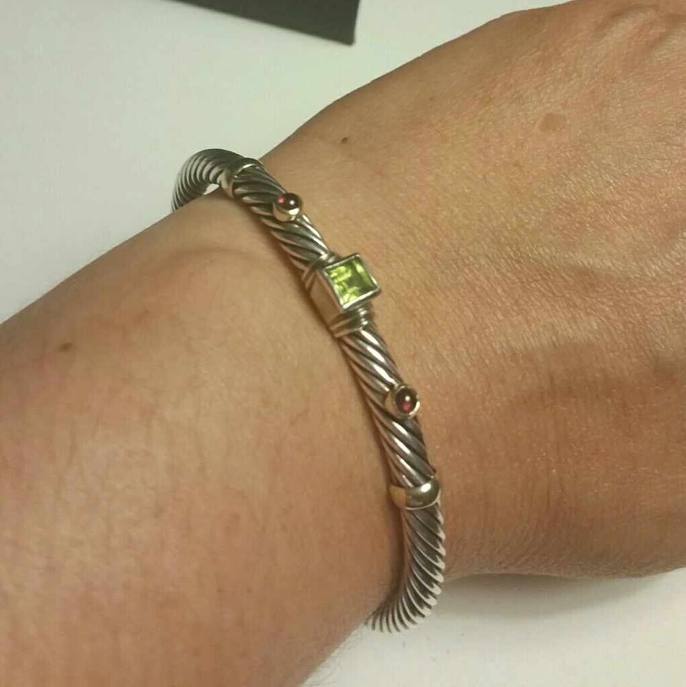 David Yurman Renaissance Gemstone Cuff Bracelet